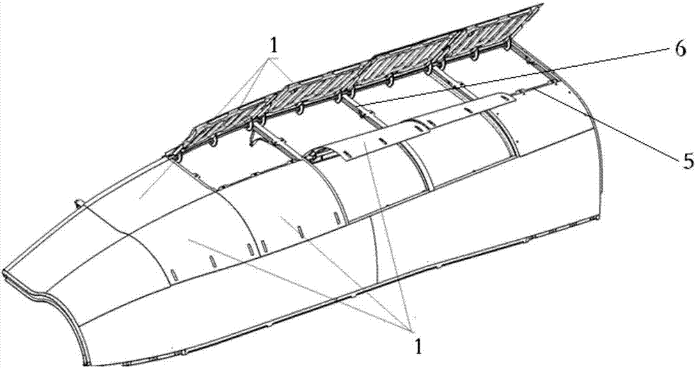 一种飞机短舱口盖的密封结构的制作方法