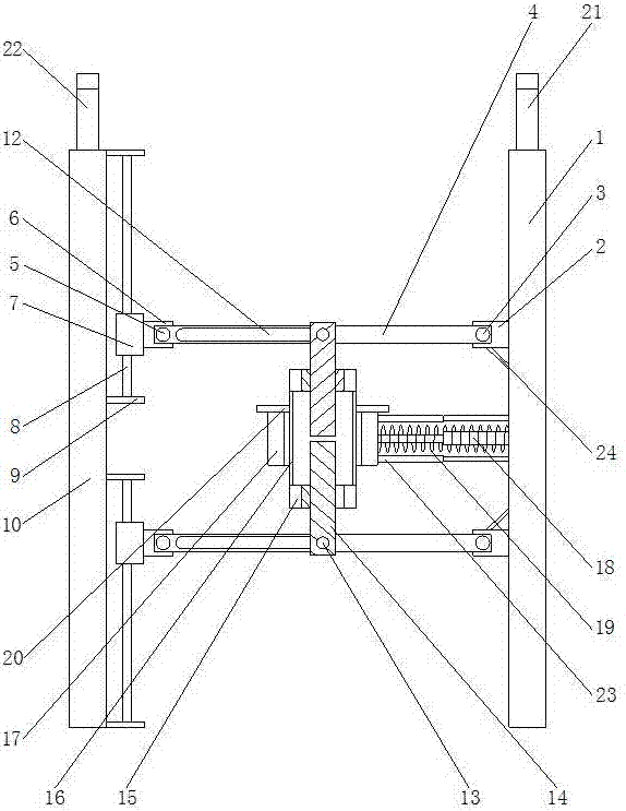 一种水利工程用可拆卸式挡土板的制作方法