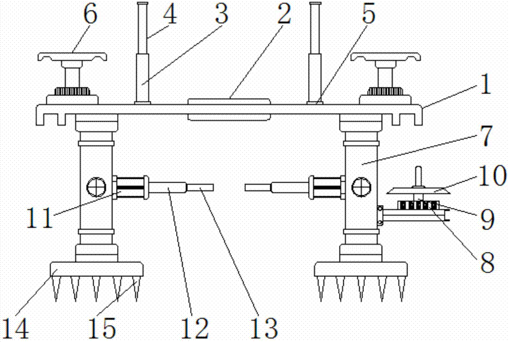 一种园林用苗木固定支架的制作方法