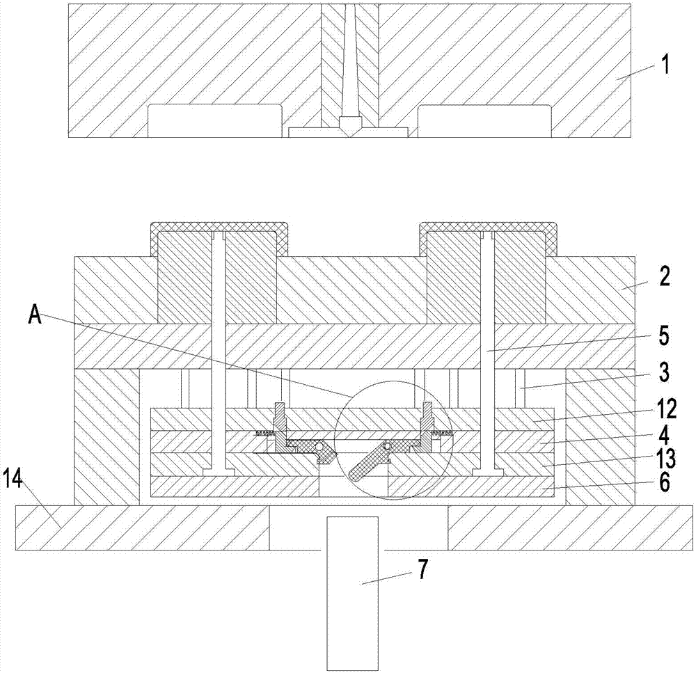 一种二次顶出注塑模具的制作方法