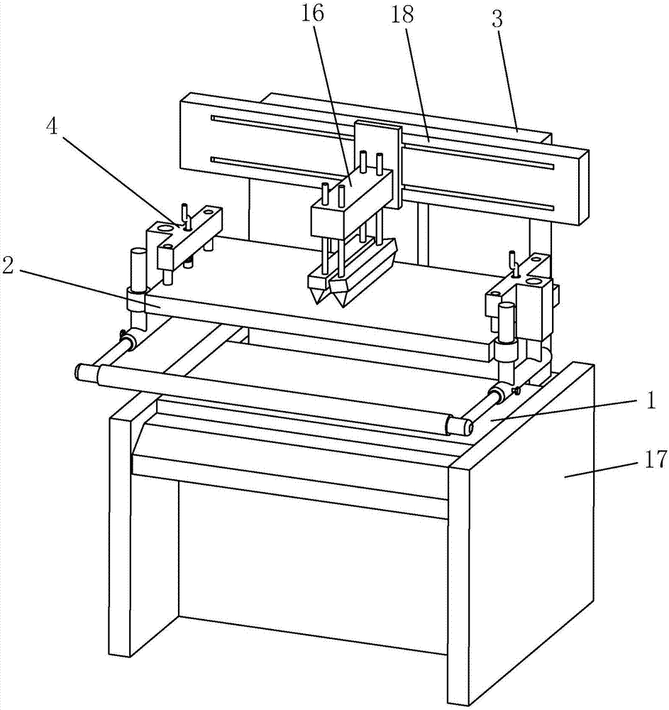 一种带安全装置的电路板印刷机的制作方法