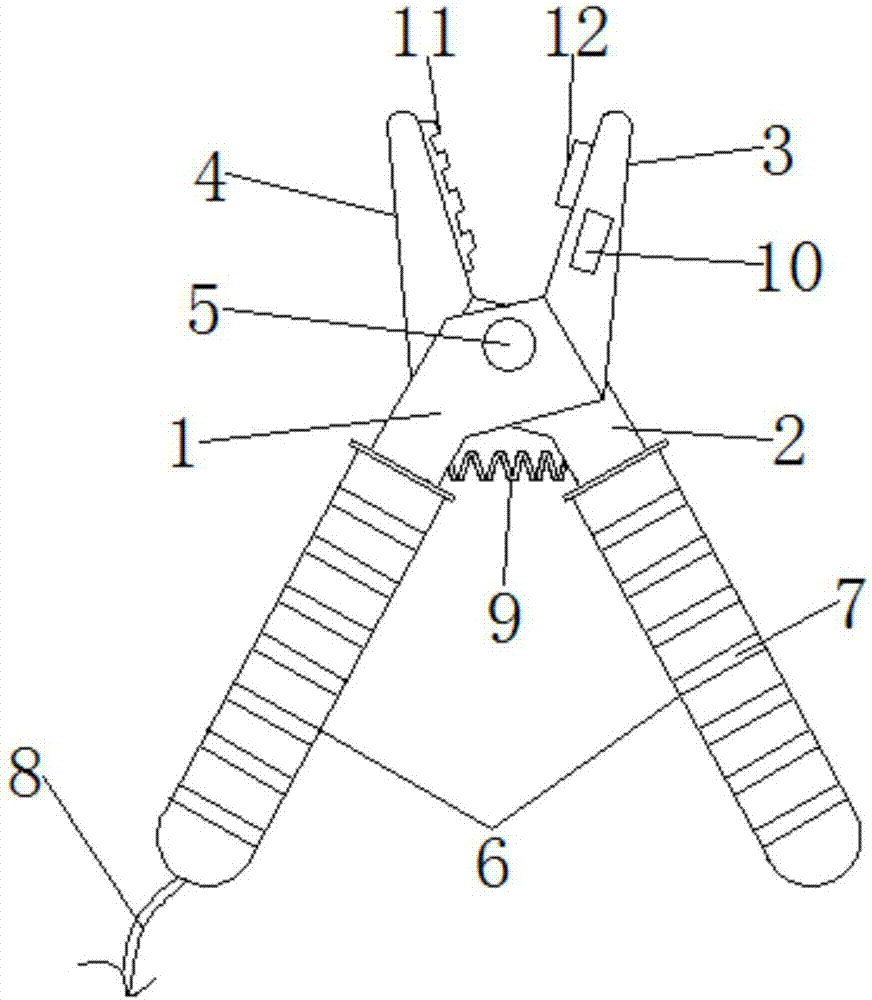 剥线钳原理图片