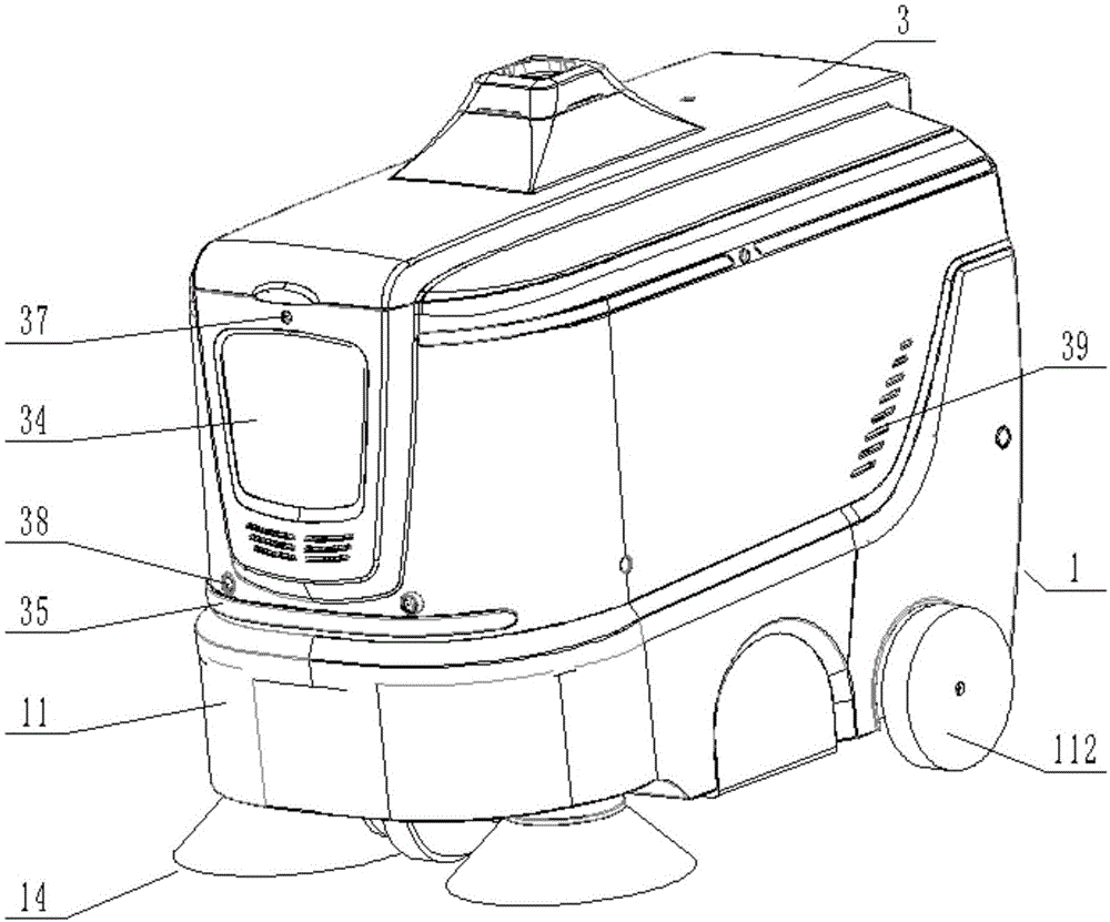 一种无人驾驶扫地车的制作方法