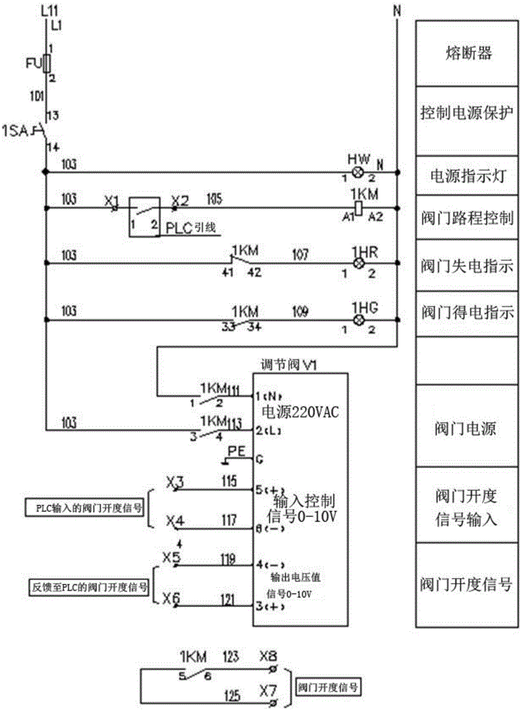 电动阀门电路图讲解图片