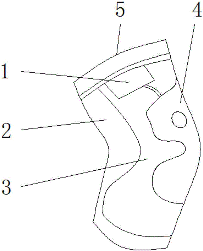 一种内科用风湿治疗手部护肘的制作方法