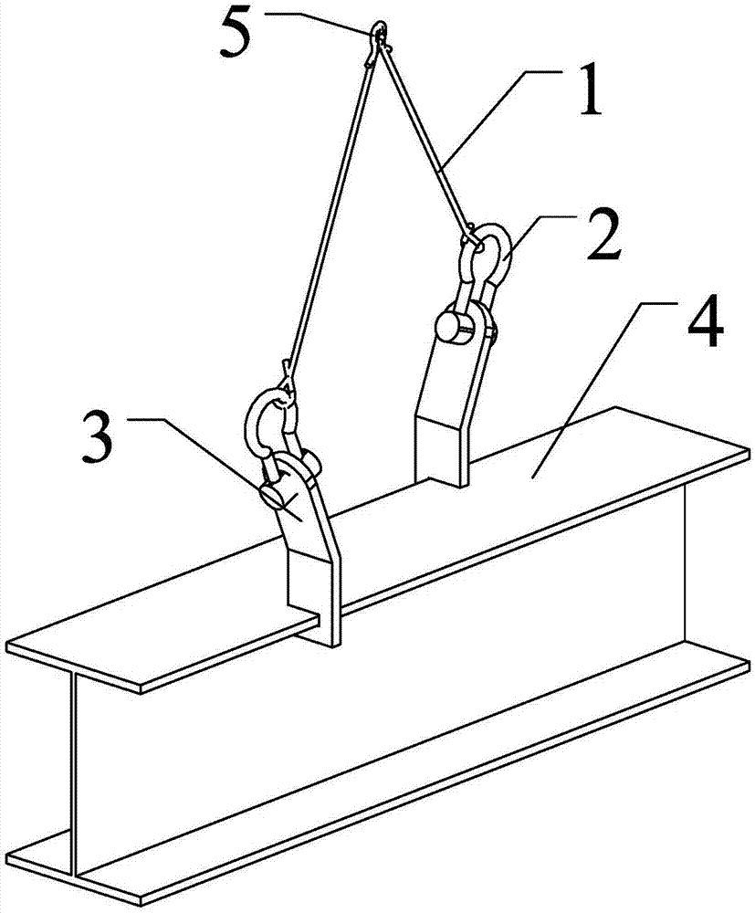 一种h型钢轻型吊具的制作方法