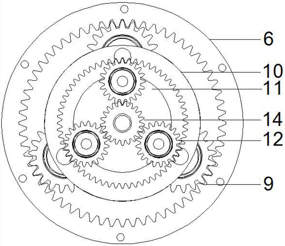 一種垂直安裝的立式行星齒輪減速機結構的製作方法