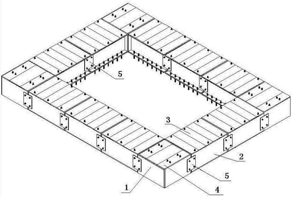 一种装配式竖井锁口圈梁构件结构的制作方法
