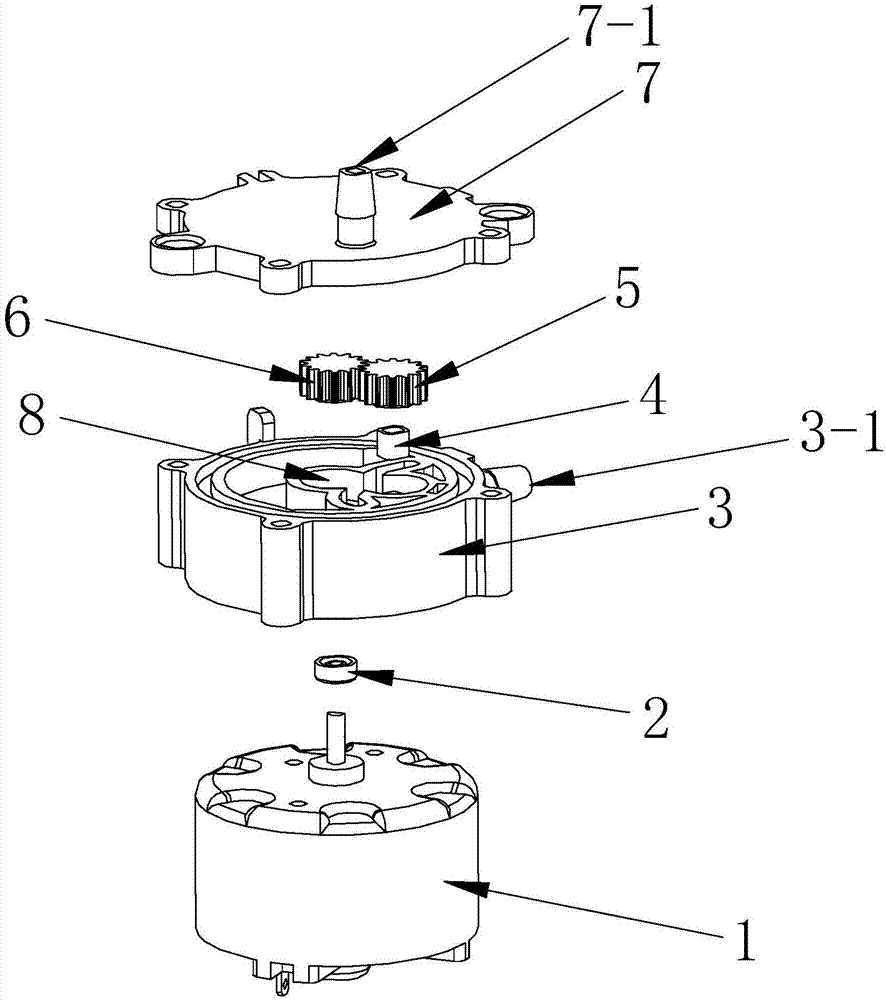 一种智能感应式皂液器齿轮泵的制作方法