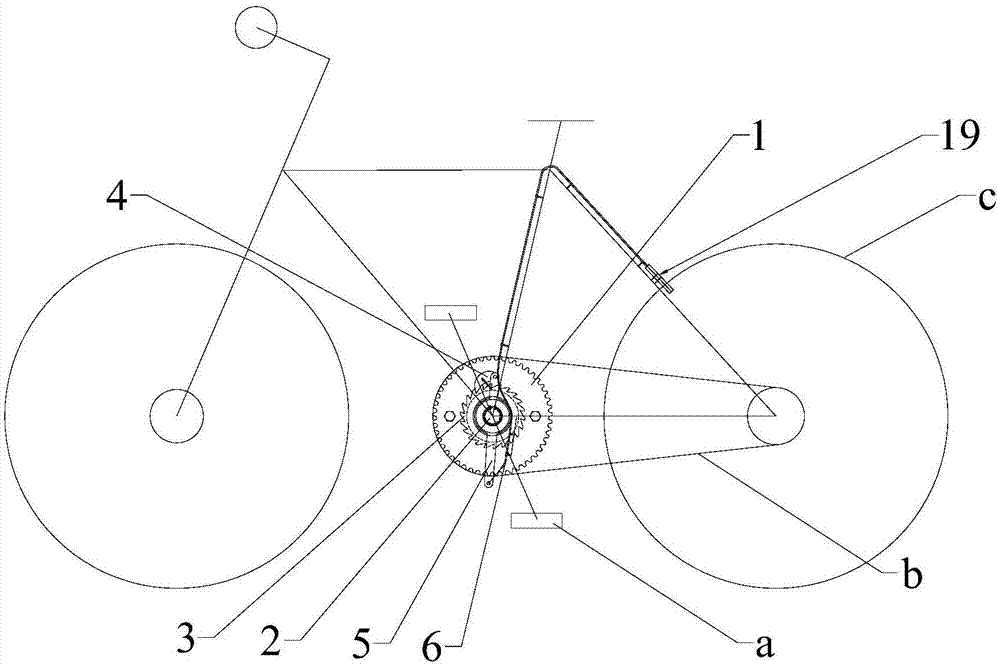 自行车刹车装置原理图片