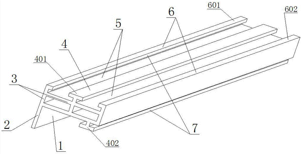 一种铝合金花箱立柱连接件型材的制作方法