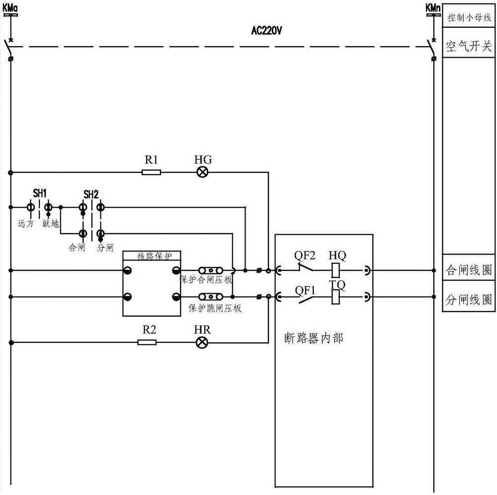 一種高壓開關櫃內斷路器分合閘線圈狀態指示裝置的製作方法