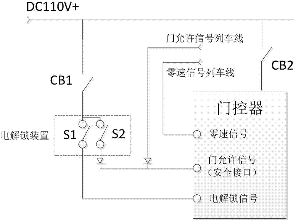 解放车门控制器电路图图片