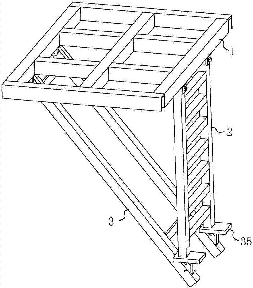 电梯井施工平台图纸图片