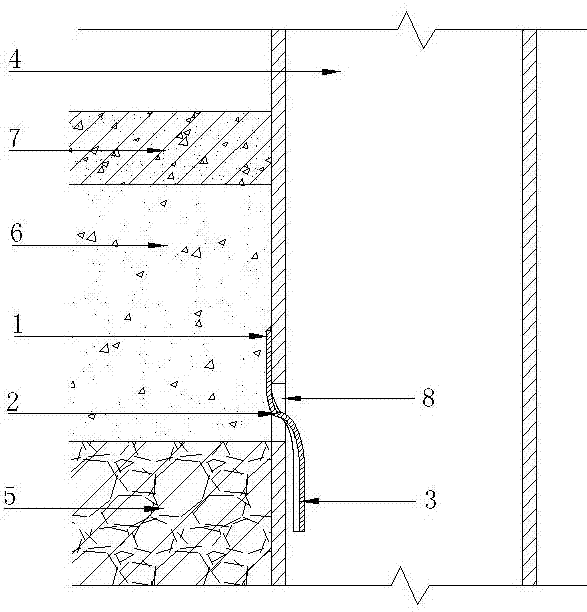 卫生间地面下垫层排水孔挡水件的制作方法