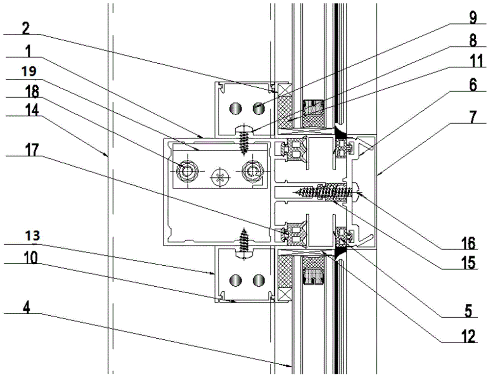一种光伏组件安装结构及光伏幕墙的制作方法