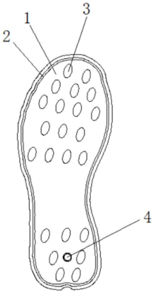 一种内增高式具有按摩功能的鞋垫的制作方法