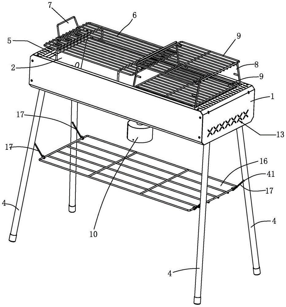 俄式烤炉结构图图片