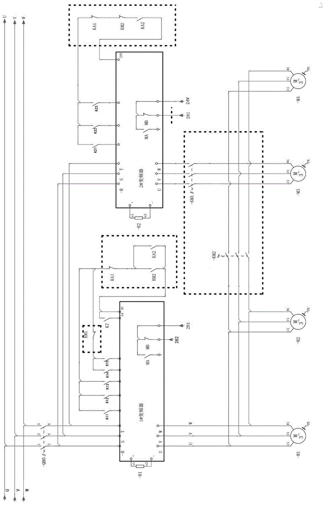 一種龍門吊運送t梁的安全保護電路的製作方法