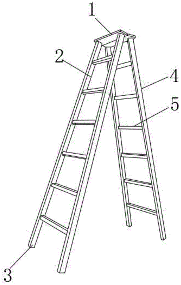 梯子的画法图片