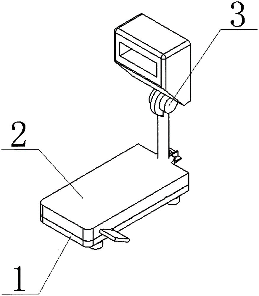 一种可升降的电子秤的制作方法