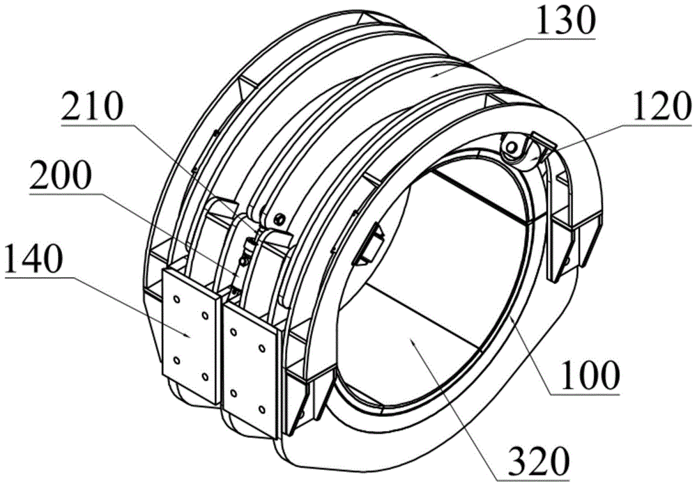 一种管道推拉抱紧装置的制作方法