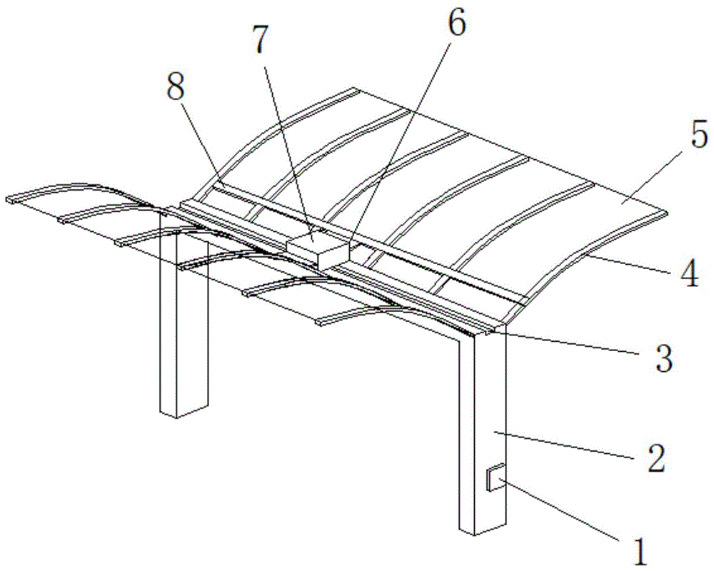雨棚结构计算简图图片