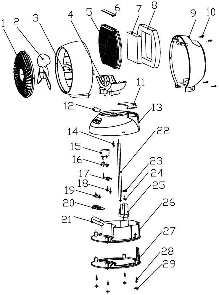 换气扇结构示意图图片