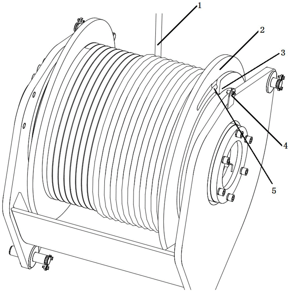 一种双轮铣槽机多层钢丝绳卷扬自动标定装置的制作方法