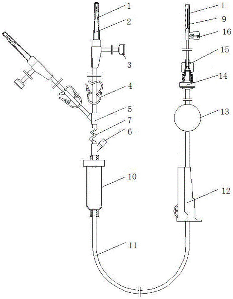 普通输液器结构图片