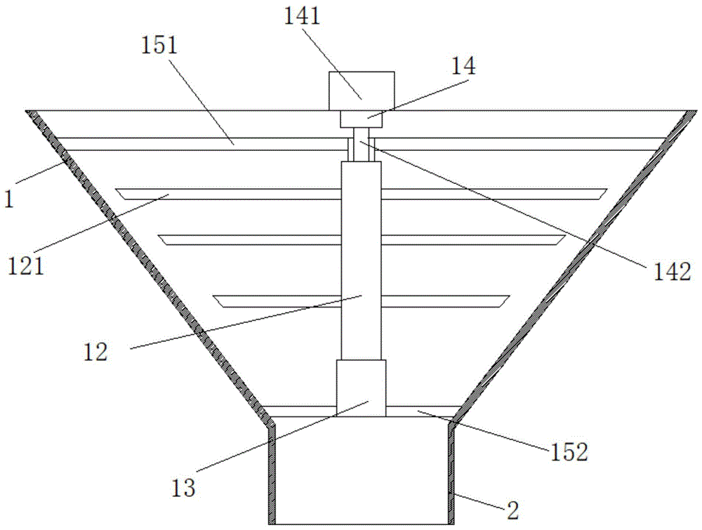 一種攪拌均勻的擠出機進料斗的製作方法