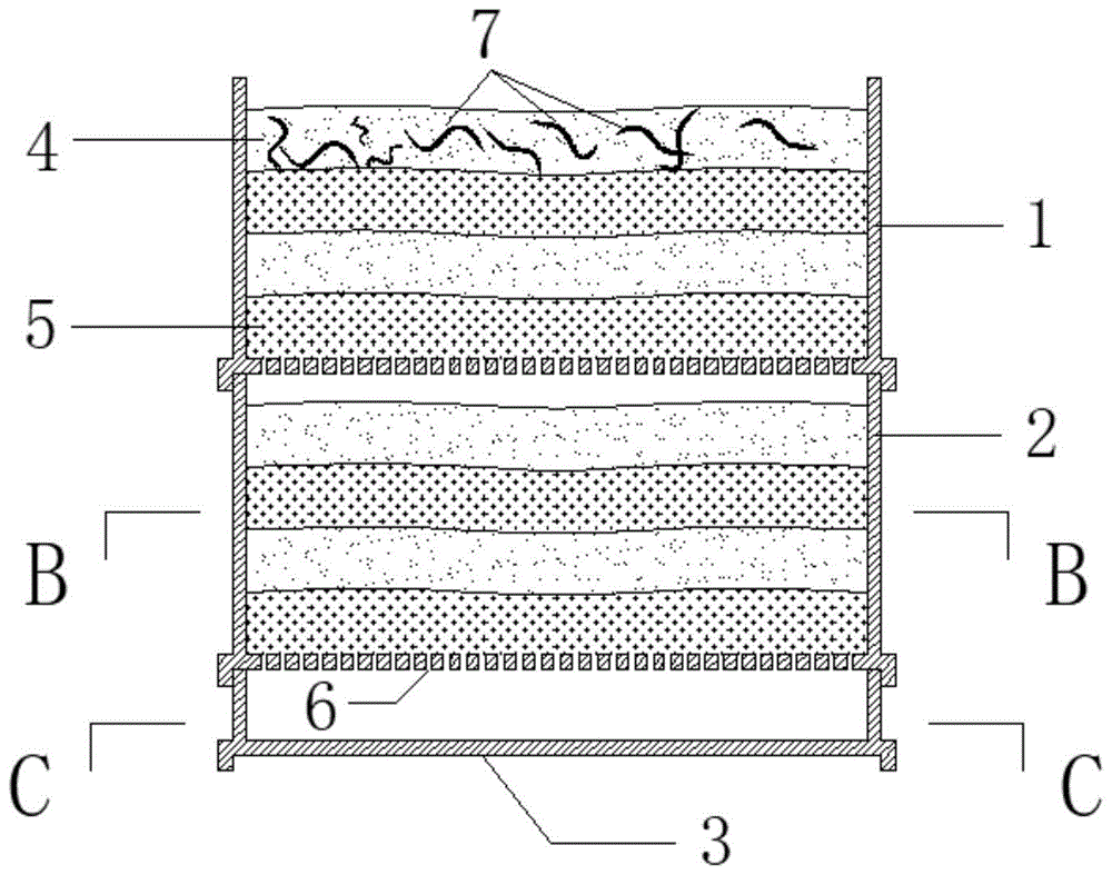 一种蚯蚓连续堆肥系统及连续堆肥方法与流程