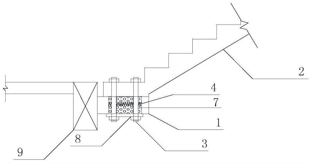 可调刚度的楼梯滑动支座的制作方法