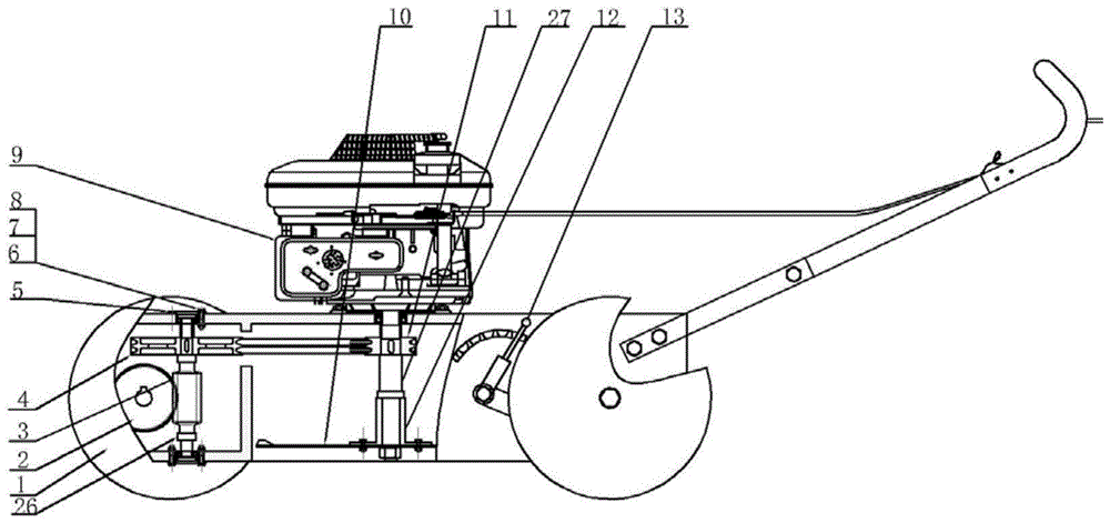 割草机的结构与原理图图片