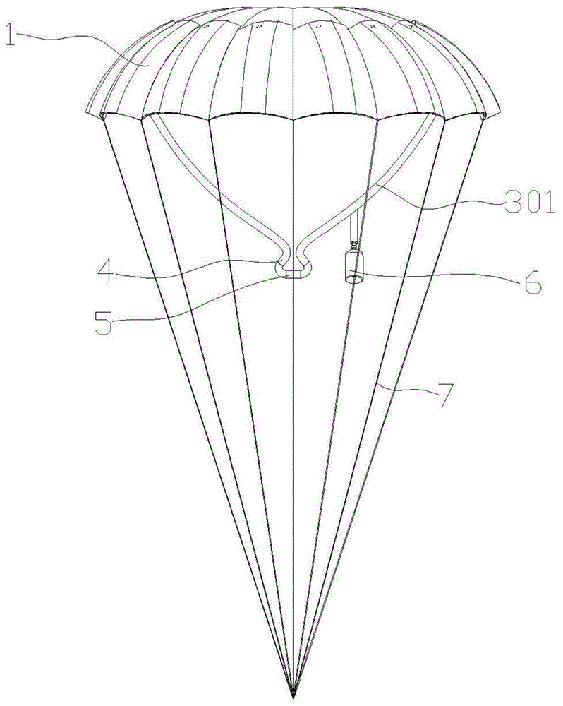 低空降落伞的制作方法