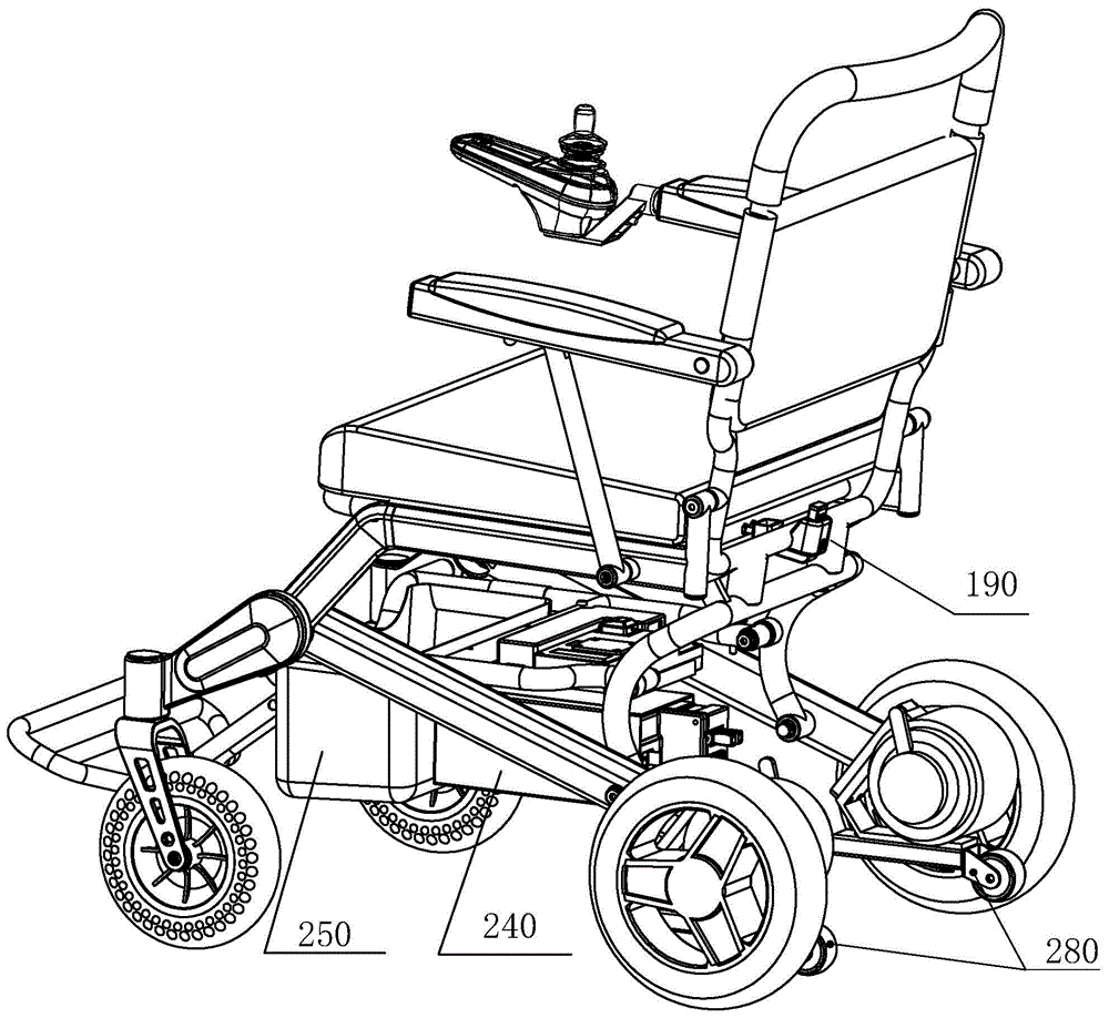 一种可折叠电动轮椅的制作方法