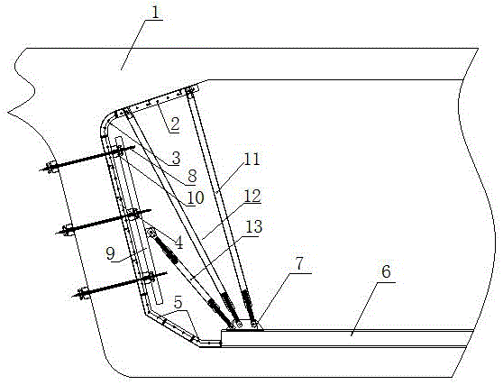 一种箱梁侧壁内模紧固支撑系统的制作方法