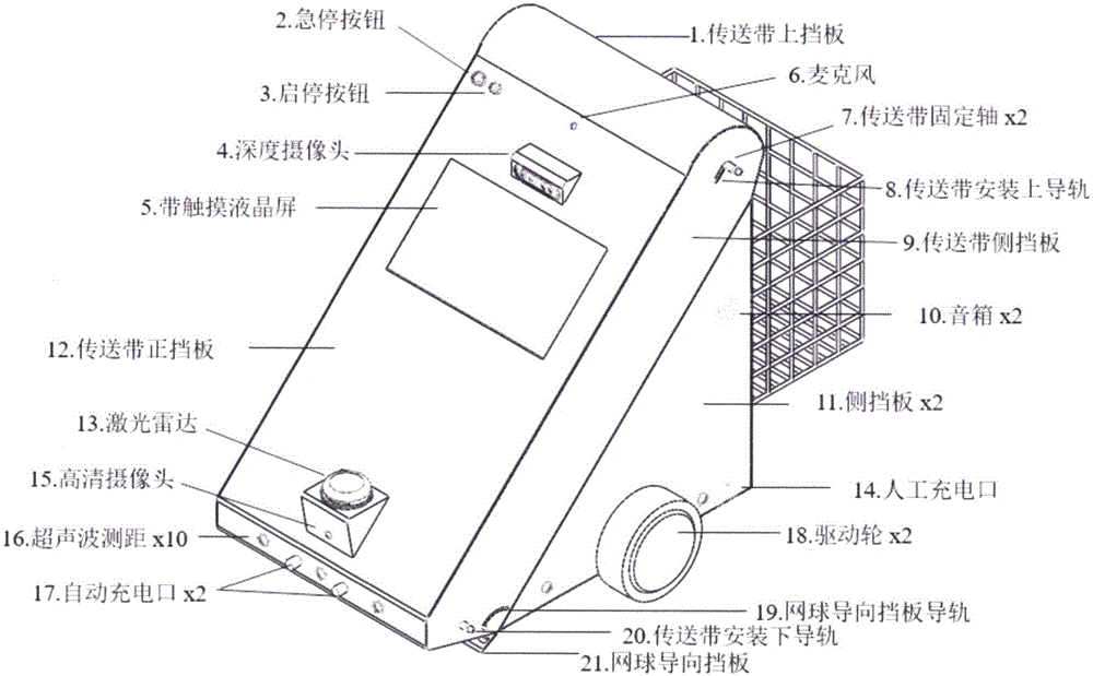 一種智能撿網球機器人的製作方法