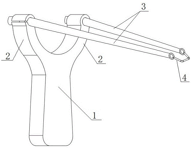 弹弓撒放器内部结构图图片