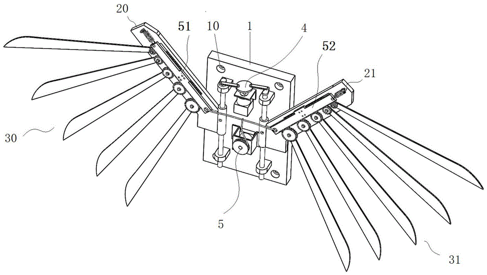 翅膀扇动机械结构图片