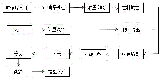 一种复合流延淋膜及其制备方法与流程