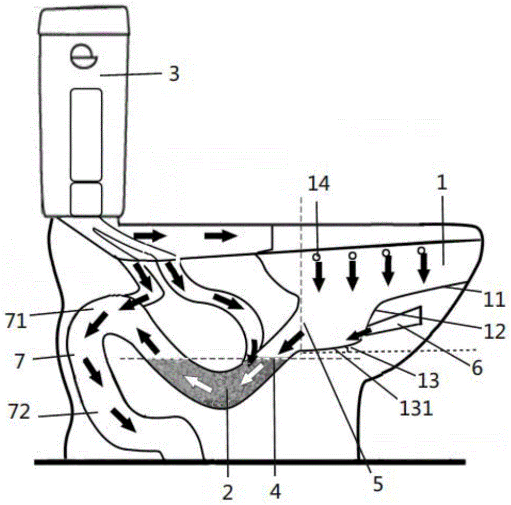 马桶喷射孔结构图图片