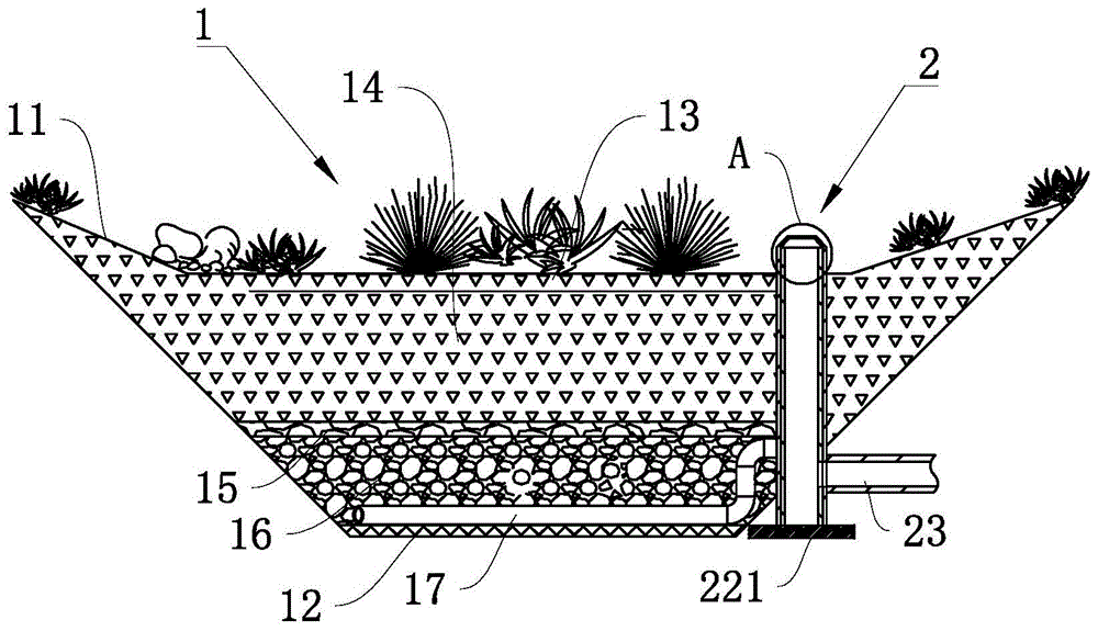 一种绿化带生物滞留带的制作方法
