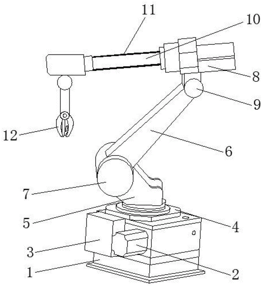 加工中心机械手结构图图片