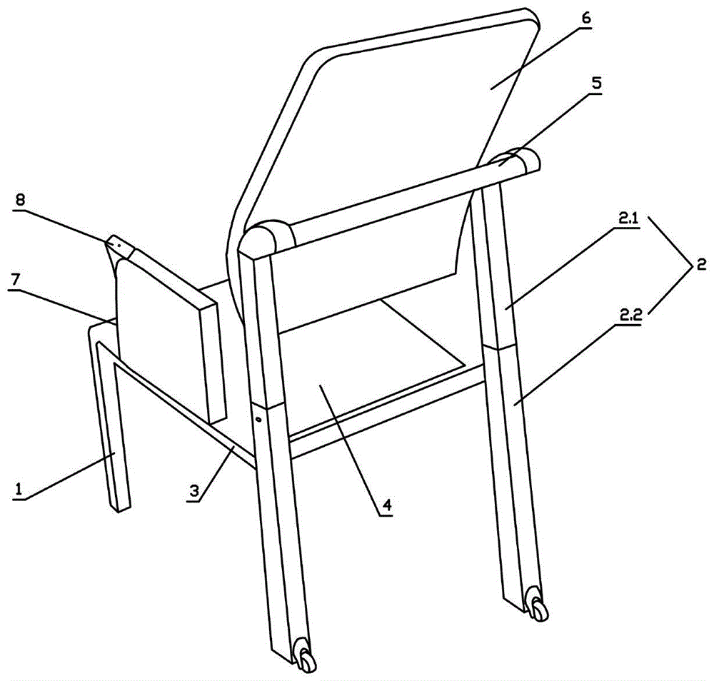 一种基于人体工程学的折叠式课桌椅的制作方法