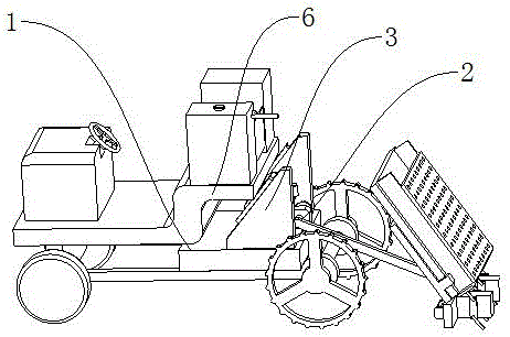 水稻插秧机简笔画图片