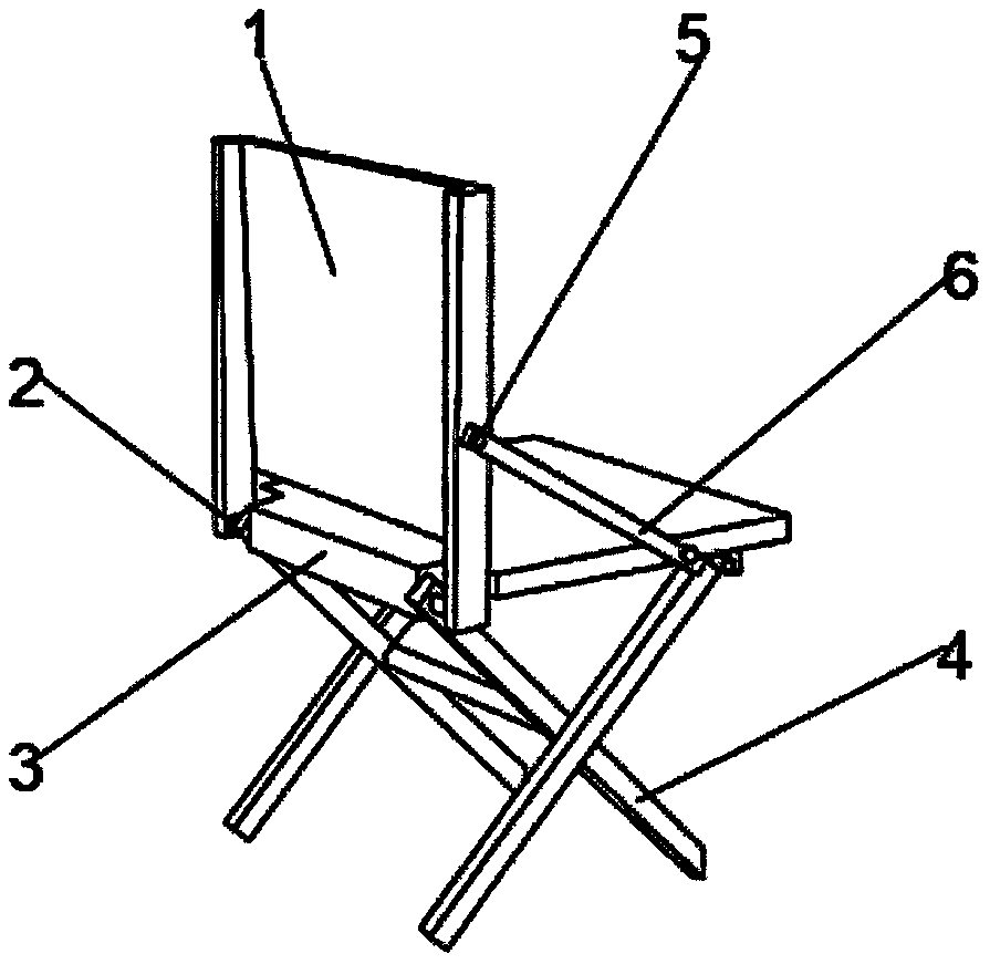 一種新型摺疊椅子的製作方法