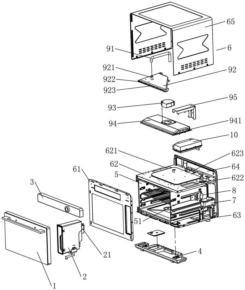 烤箱散热结构的制作方法