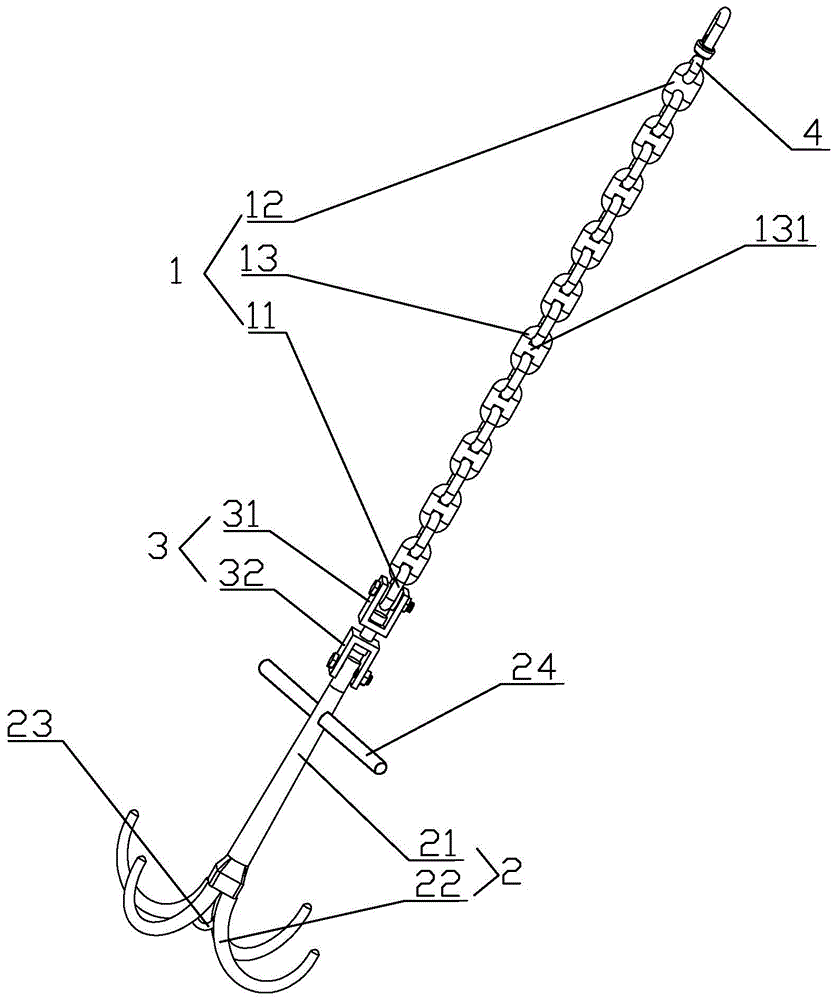 一种新型浮标锚链连接结构的制作方法