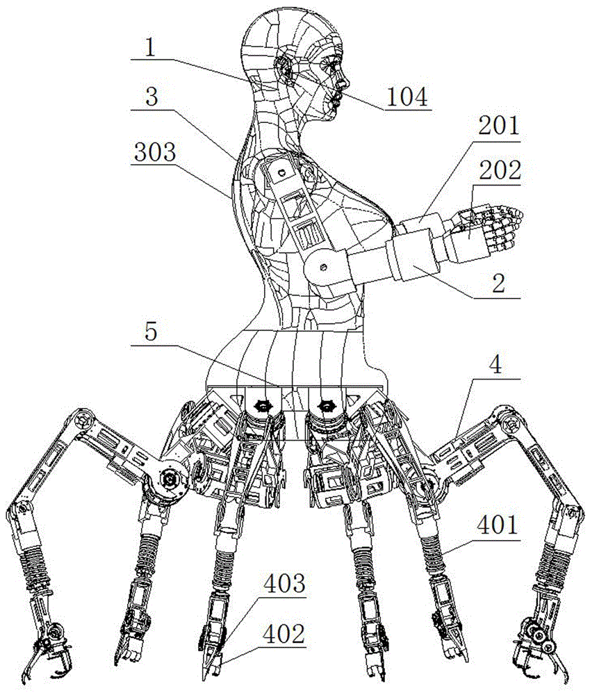 双足机器人 设计图纸图片